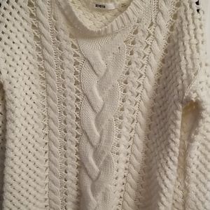 Cableknit sweater